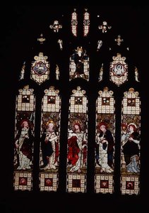 Christus und die vier Evangelisten
