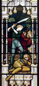 David und Goliath, 1881-83 von Henry Holiday