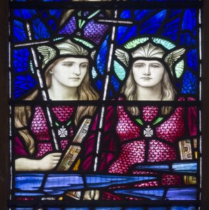 Yeovil, St. Johannes der Täufer, Engel im Himmel, 1917-18
