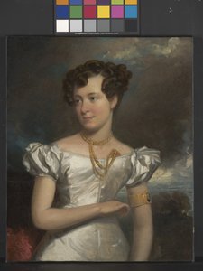 Porträt von Clara Fisher von Henry Inman