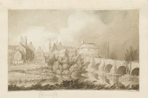 Burton-upon-Trent Brücke und Stadt