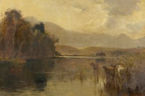 Herbst, Loch Meikle, Inverness-shire von Henry Jobson Bell