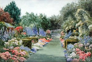 Ein Sommergarten von Henry John Sylvester Stannard