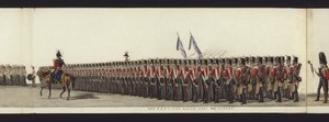 Teil der Panoramansicht des gesamten Trauerzugs von Arthur, Herzog von Wellington