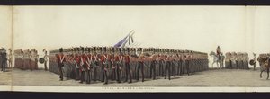 Teil der Panoramansicht des gesamten Trauerzugs von Arthur, Herzog von Wellington