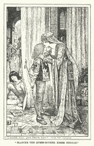 Blanche die Königin-Mutter küsst Herman von Henry Justice Ford