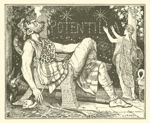 Prinz Narziss und Prinzessin Potentilla (Gravur)
