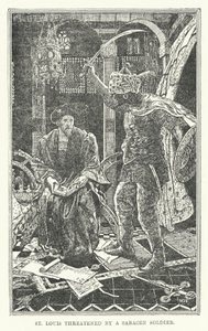 St. Louis wird von einem Sarazenenkrieger bedroht von Henry Justice Ford