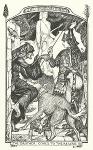 Der Bruder kommt zur Rettung (Gravur) von Henry Justice Ford