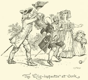 Der Perückeninspektor bei der Arbeit von Henry Justice Ford