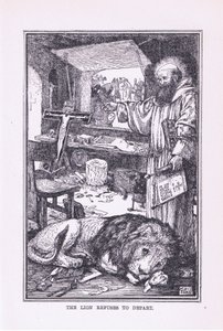 Der Löwe weigert sich zu gehen, 1912 von Henry Justice Ford