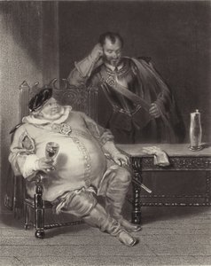 Falstaff und Bardolph von Henry Liverseege