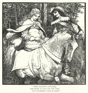 Schöne Ines (Gravur) von Henry Marriott (after) Paget