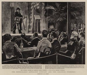 Die Honourable Artillery Company und die Kolonialpremiers von Henry Marriott Paget