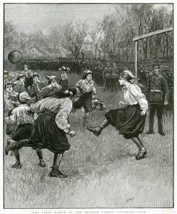Das erste Spiel des British Ladies