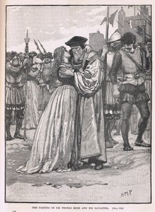 Der Abschied von Sir Thomas More und seiner Tochter 1534 von Henry Marriott Paget