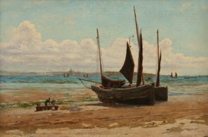 Fischerboote in der Mounts Bay