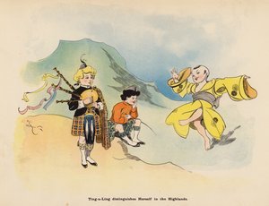 Illustration für Die Abenteuer einer japanischen Puppe von Henry Mayer
