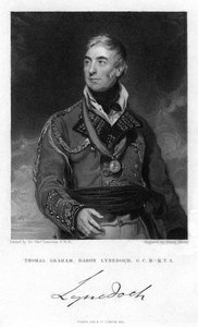 Porträt von Thomas Graham, 1. Baron Lynedoch, schottischer Politiker und Soldat, 1831