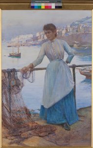 Mädchen in Blau