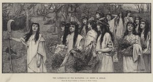 Das Sammeln der Mistel von Henry Meynell Rheam