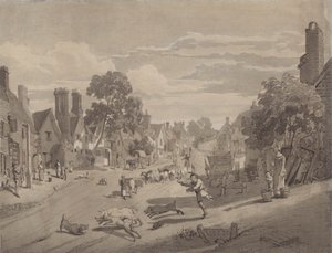 Hauptstraße in Bushey, Hertfordshire von Henry Monro