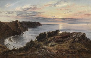 Über die Shipload-Bucht zur Insel Lundy, Nord-Devon, 1859