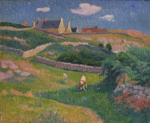 Bretonische Landschaft von Henry Moret