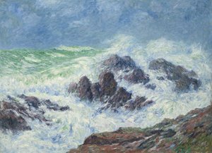 Schweres Wetter bei Saint Grenoble, Pointe de Penmarch, 1905 von Henry Moret