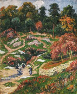 Die Wäscherei in Doelan, Finistere von Henry Moret