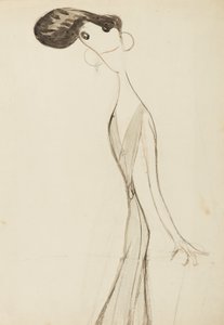 Irene Vanbrugh, Studie für die Serie Stars of the Music Hall Stage, ca. 1908 von Henry Ospovat