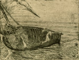 Christus geht auf dem Wasser von Henry Ossawa Tanner