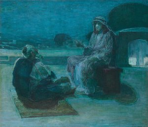 Nikodemus kommt zu Christus