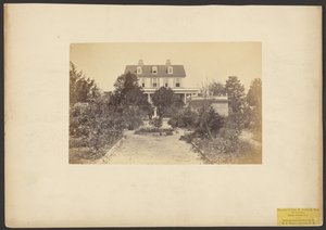 Herrenhaus von John E. Seabrook, vom Garten aus. Edisto Island, South Carolina