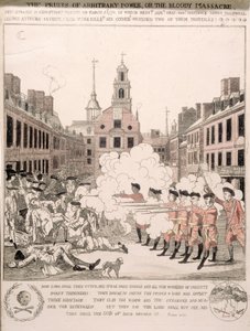 Das Boston-Massaker, 5. März 1770 von Henry Pelham