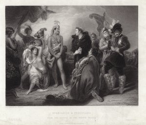 Spanier und Peruaner von Henry Perronet Briggs