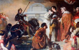Die Herausforderung von Rodomont an Rogero, 1827 von Henry Perronet Briggs