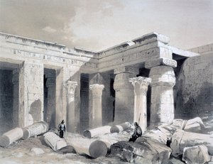 Medinet Abou, Theben, Ägypten, 19. Jahrhundert