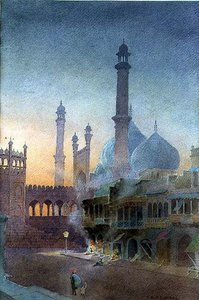Ansicht der Jumma Masjid, Alt-Delhi