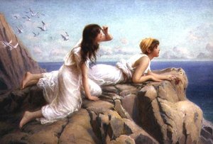 Auf den Klippen von Henry Ryland