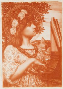 Heilige Cäcilia von Henry Ryland