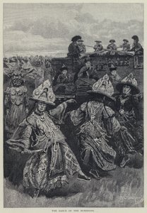 Der Tanz der Burkhans von Henry Sandham