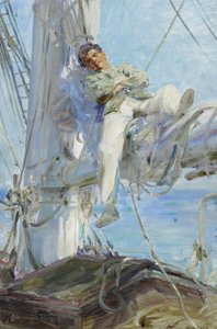 Schlafender Matrose, Falmouth 1905