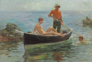 Das orangefarbene Trikot, 1913 von Henry Scott Tuke