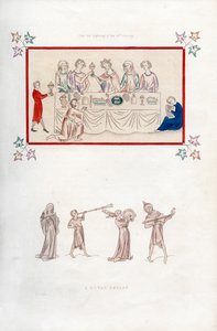 Ein königliches Festmahl, frühes 14. Jahrhundert, 1843