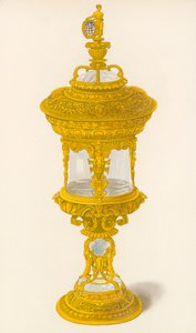 Becher, gehörend zur Gesellschaft der Goldschmiede, um 1558
