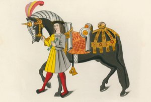 Pferd und Begleiter, 1511 von Henry Shaw