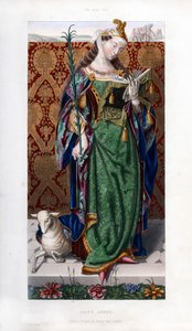 Heilige Agnes, um 1520, 1843 von Henry Shaw