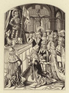 Herrscher Europas verehren den Heiligen Georg von Henry Shaw