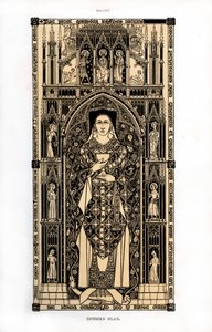 Der Kanon von Poitiers, ca. 1350, 1843 von Henry Shaw